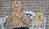 Little Girls Crystal Fox Faux Poncho 1T-6 - SophiasStyle.com